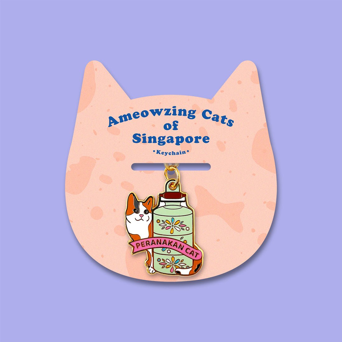 Ameowzing Keychain – Peranakan Cat