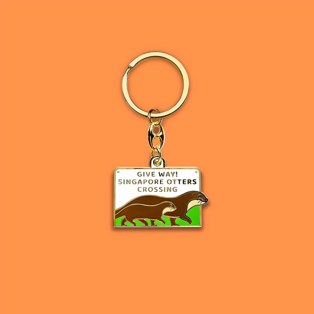 Otters of SG Keychain – Otters Crossing