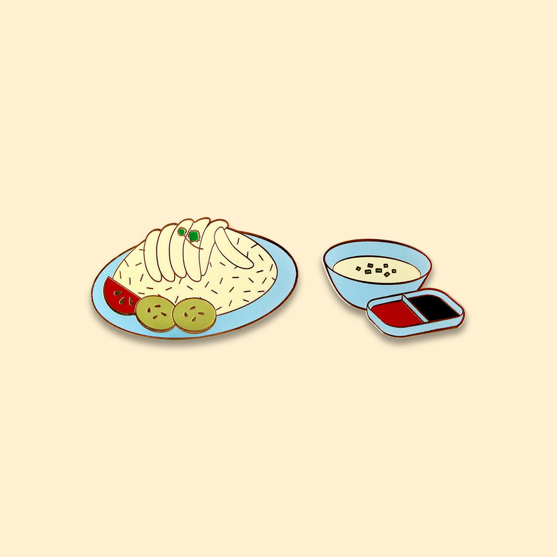 Magnet Set of 2 – Chicken Rice & Soup