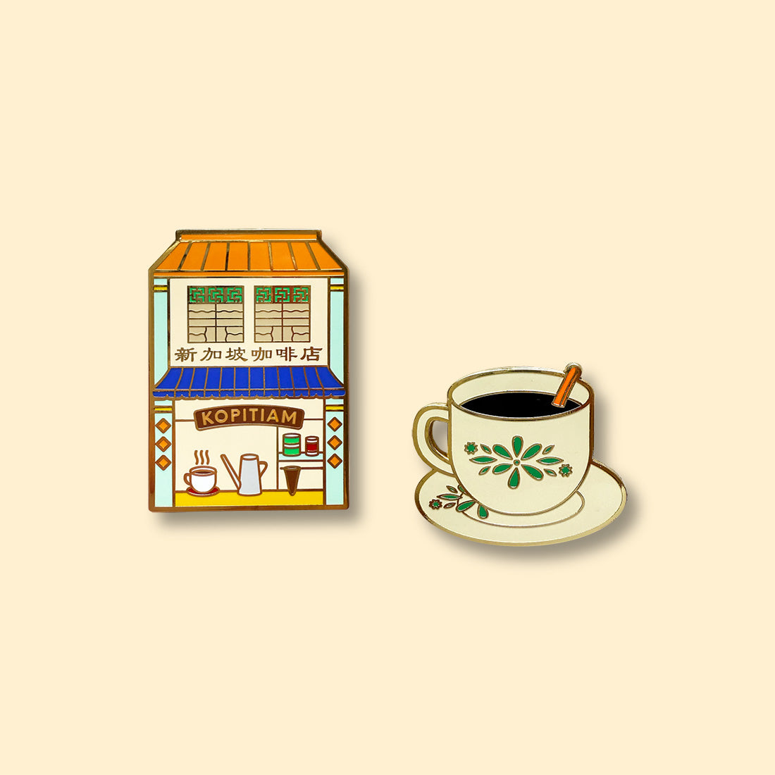 Magnet Set of 2 – Kopitiam & Coffee Cup