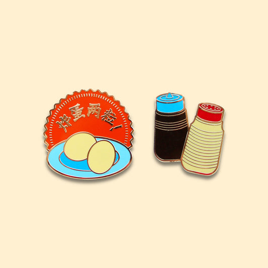 Magnet Set of 2 – Eggs & Soya Sauce