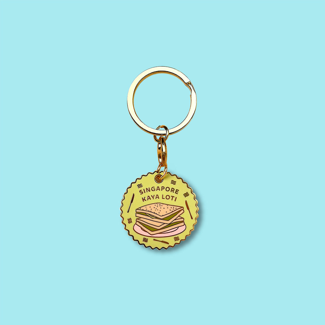 Kopitiam Keychain – Kaya Toast