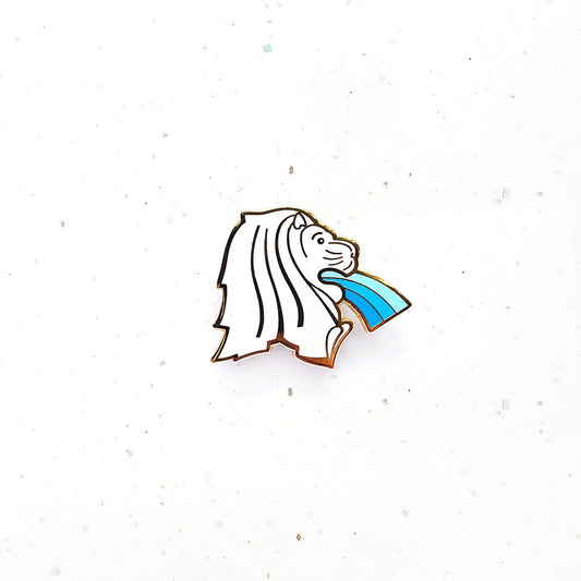Everyday SG Pin – Merlion Water Spout