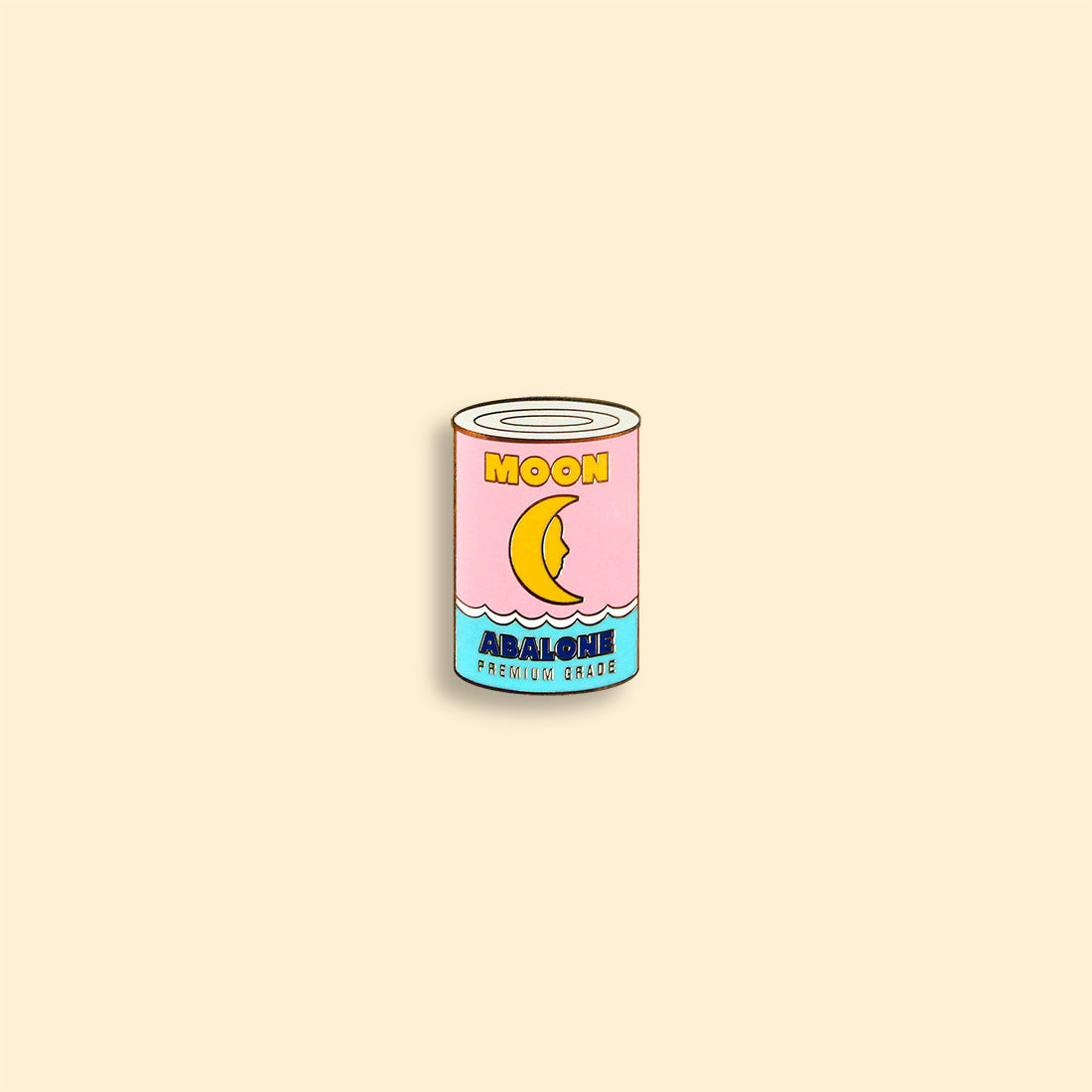 Snacks Pin – Moon Abalone Can