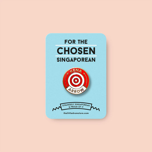 Strangely Singaporean Pin – Kenna Arrow