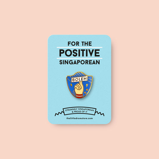 Strangely Singaporean Pin – Boleh