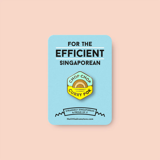 Strangely Singaporean Pin – Chop Chop Curry Pok