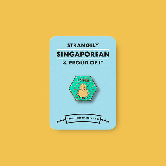 Strangely Singaporean Pin – Kaypoh