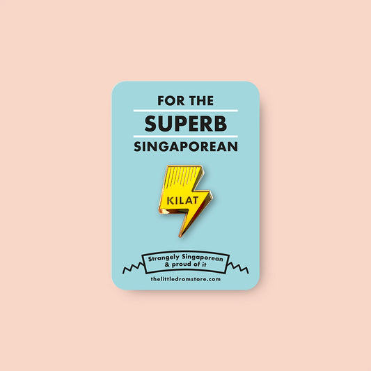 Strangely Singaporean Pin – Kilat