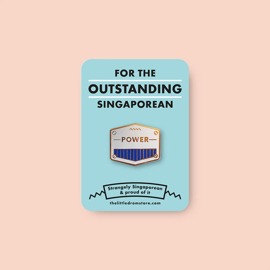 Strangely Singaporean Pin – Power