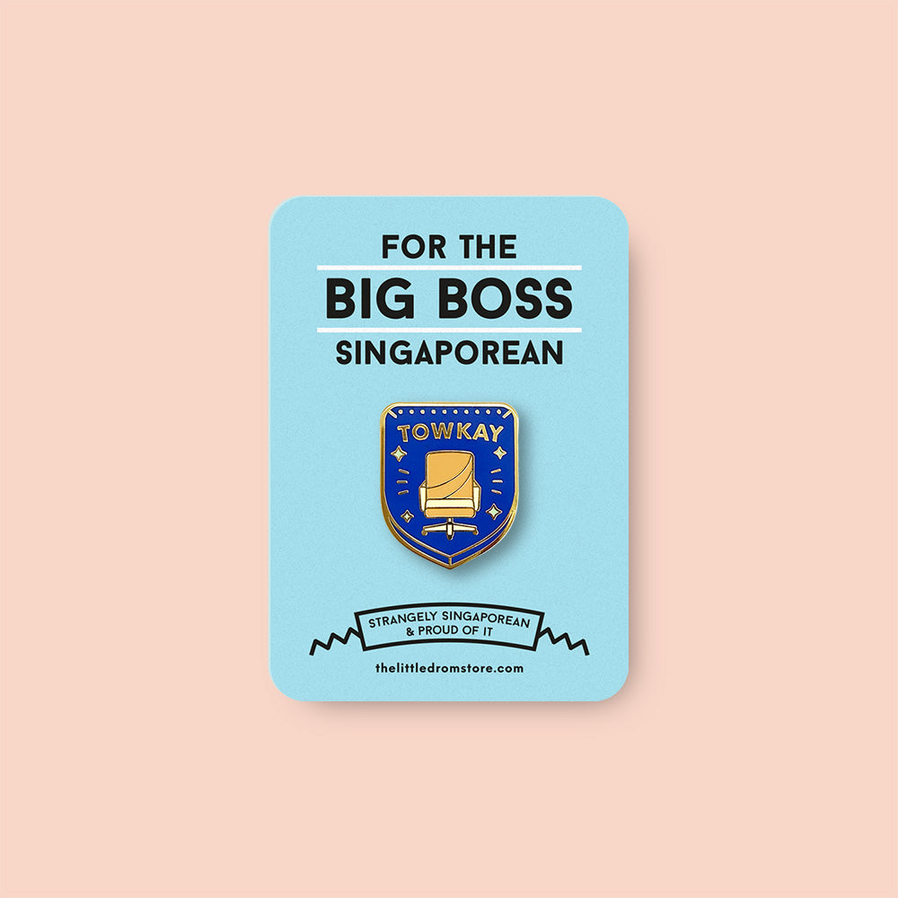 Strangely Singaporean Pin – Towkay