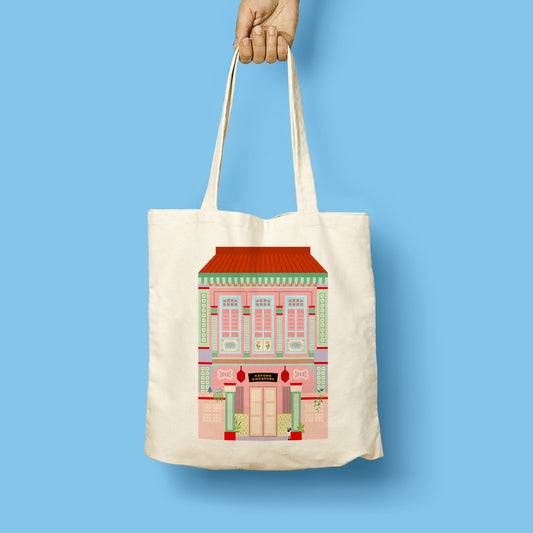 Tote - Katong Shophouse Pink