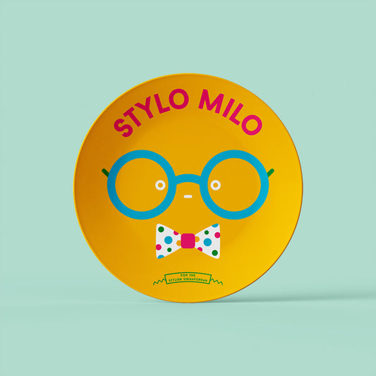 8" Strangely Singaporean Plate – Stylo Milo