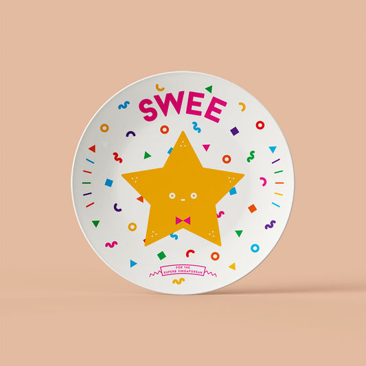 8" Strangely Singaporean Plate – Swee