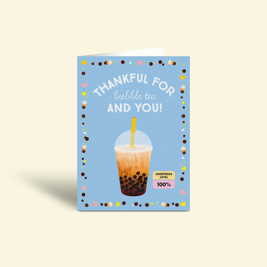 Friendship Card – Bubble Tea