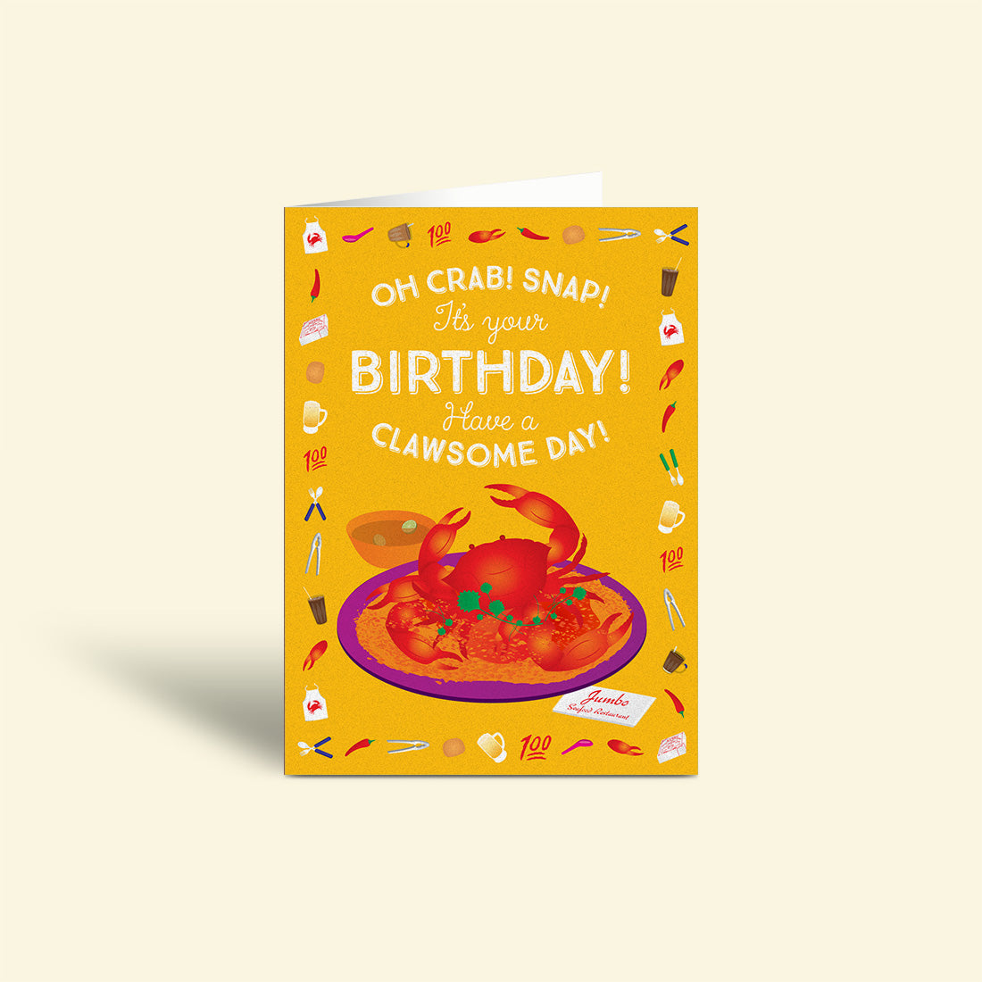 Birthday Card – Oh Crab!