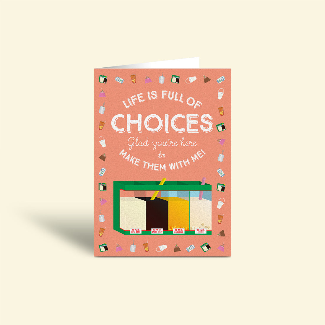 Love or Friendship Card – Drink Choices
