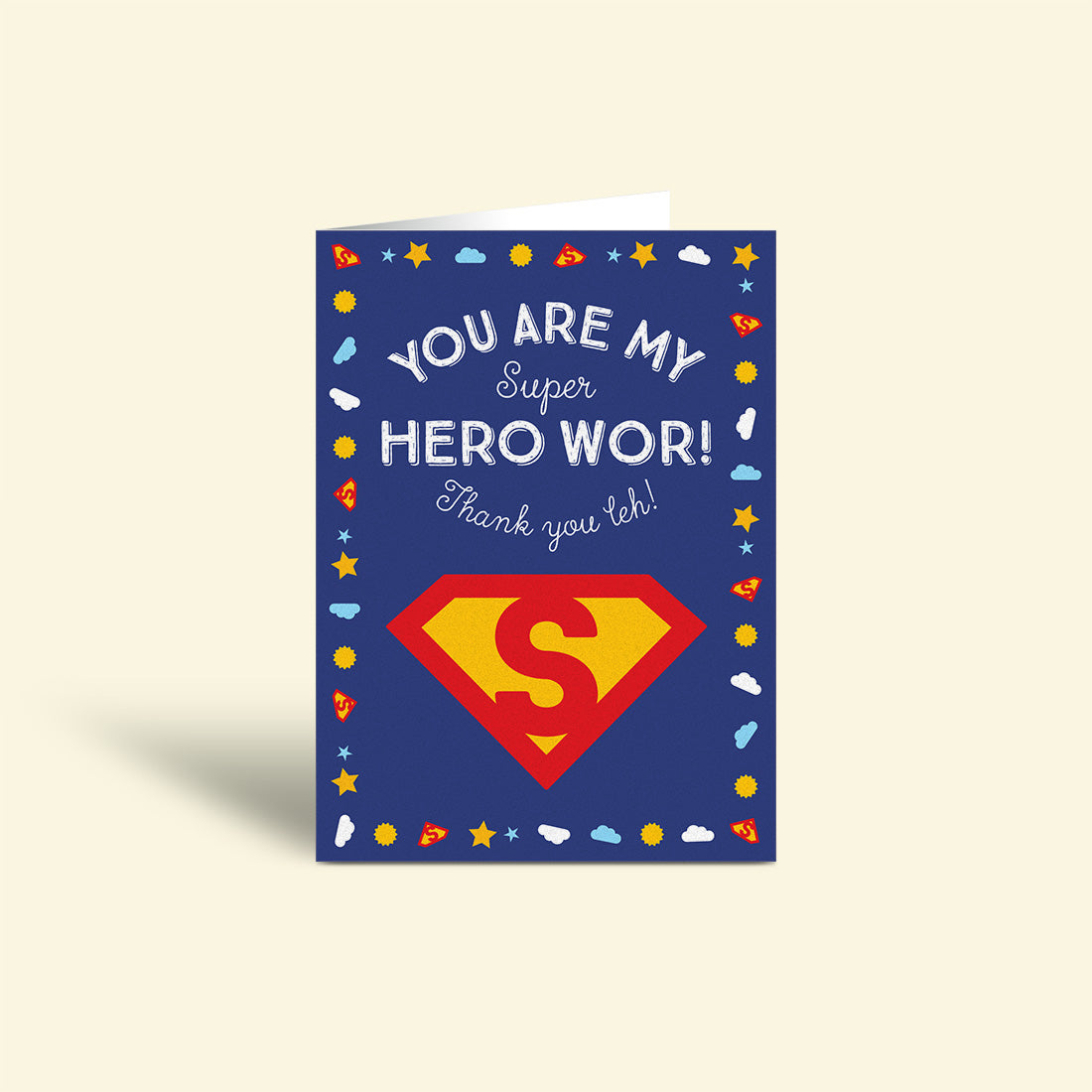 Thank you Card – Super Hero