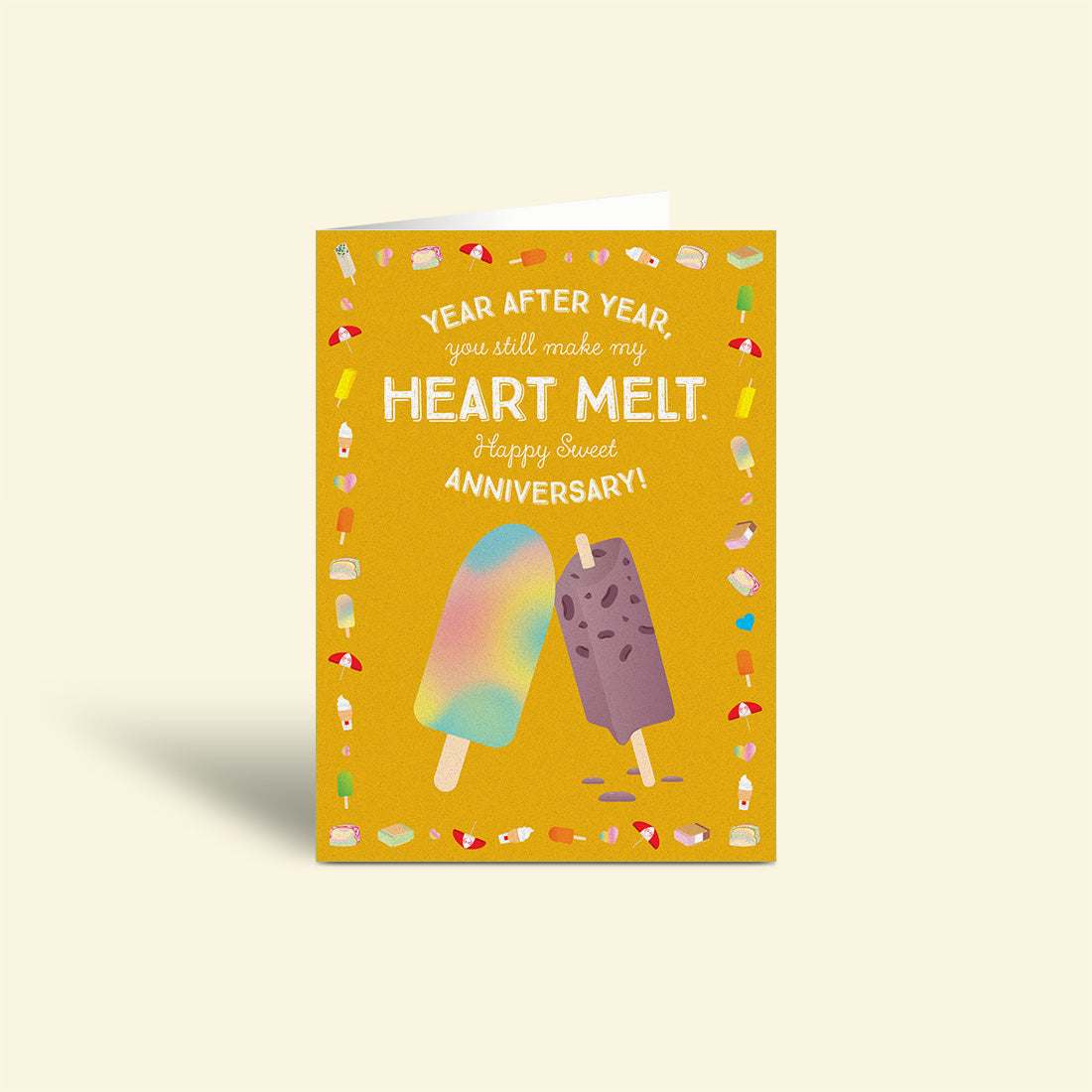 Anniversary Card – Heart Melt