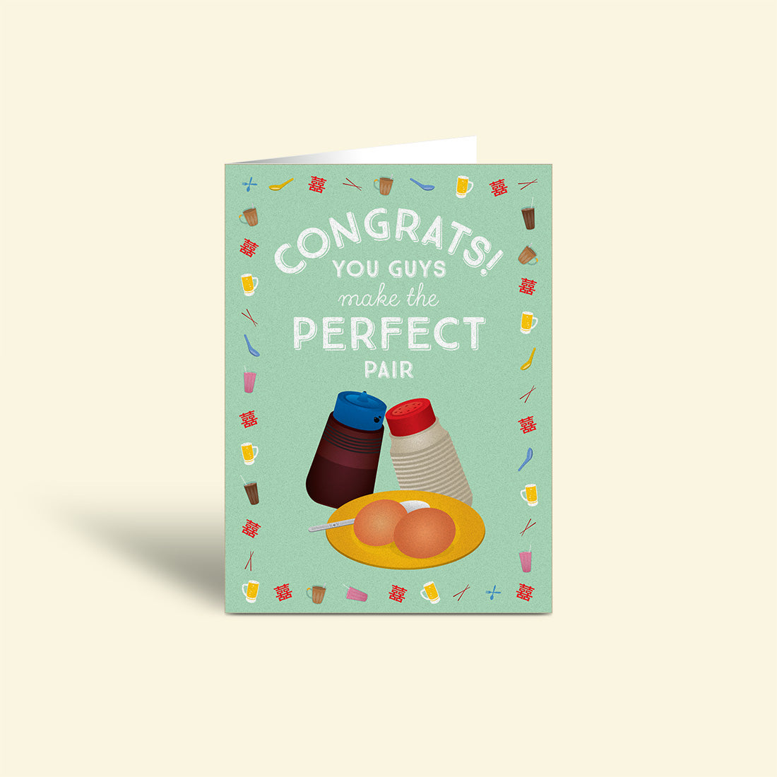 Congratulations Card – Perfect Pair (Wedding)
