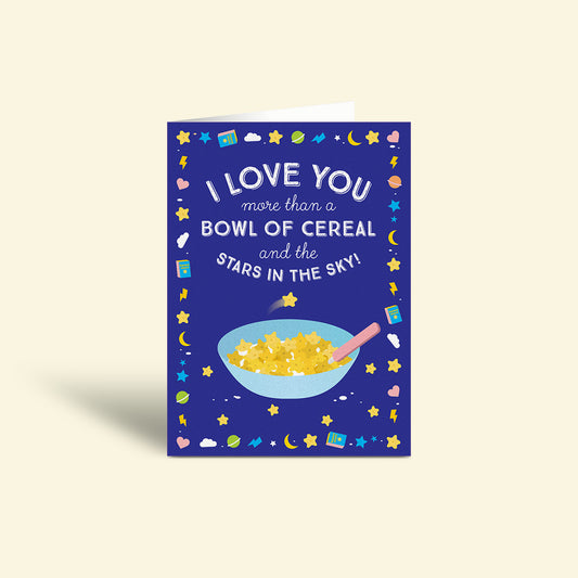 Love Card – Cereal & Stars