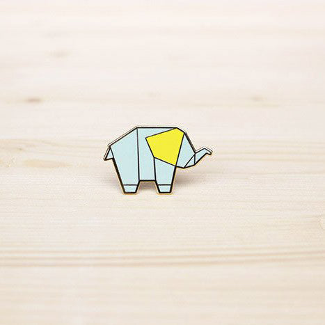 Origami Pin – Elephant