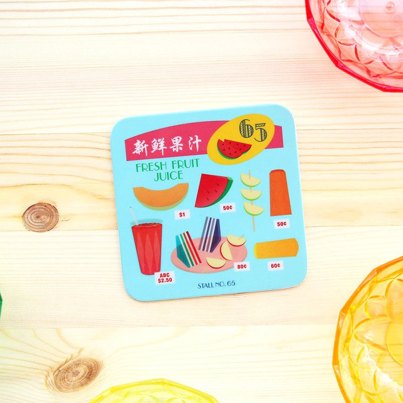 Makan Coaster – Fresh Fruit Juice
