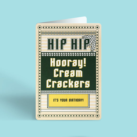 Birthday Card – Cream Crackers