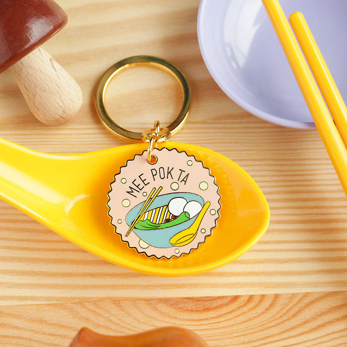 Kopitiam Keychain – Fishball Noodles