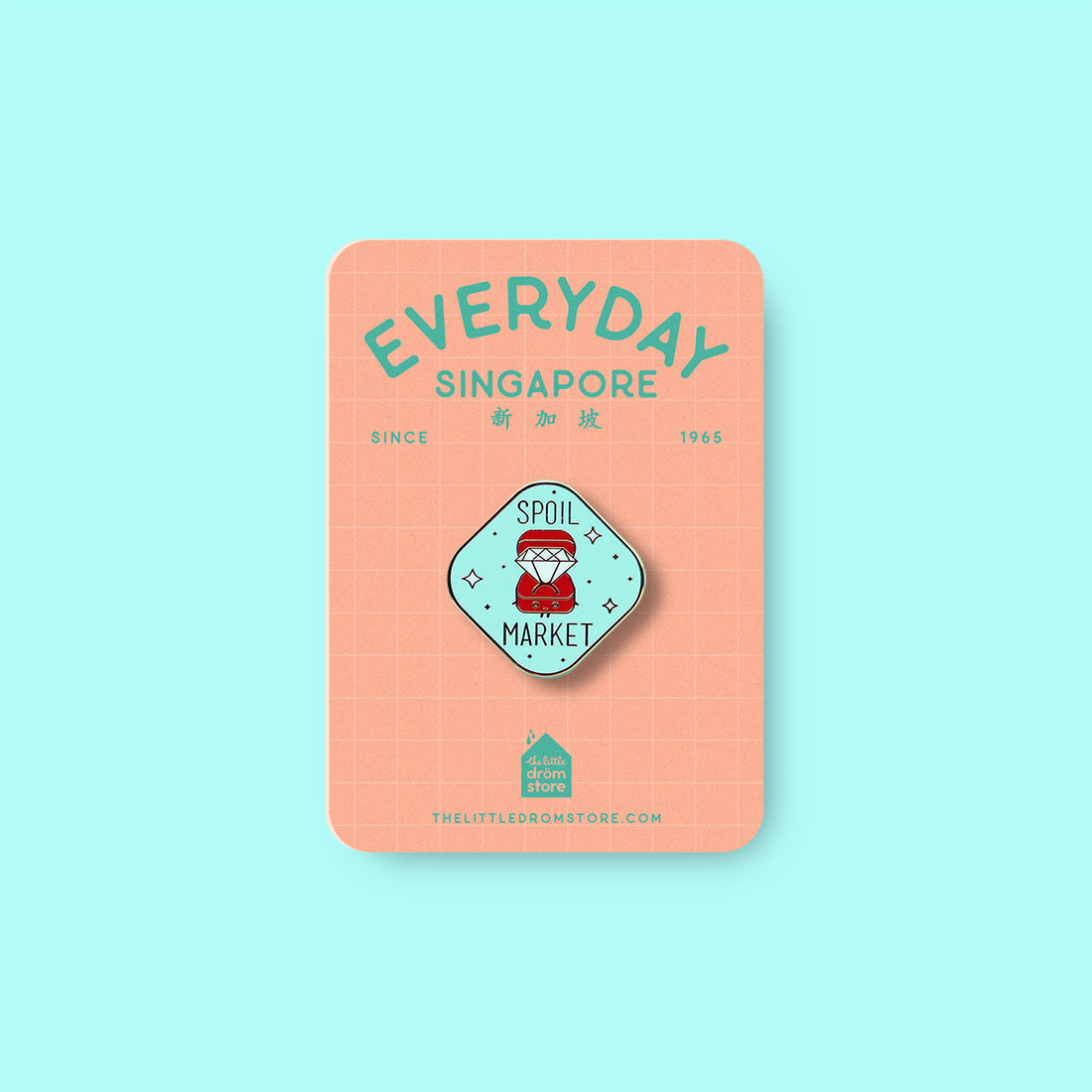 Strangely Singaporean Pin – Spoil Market