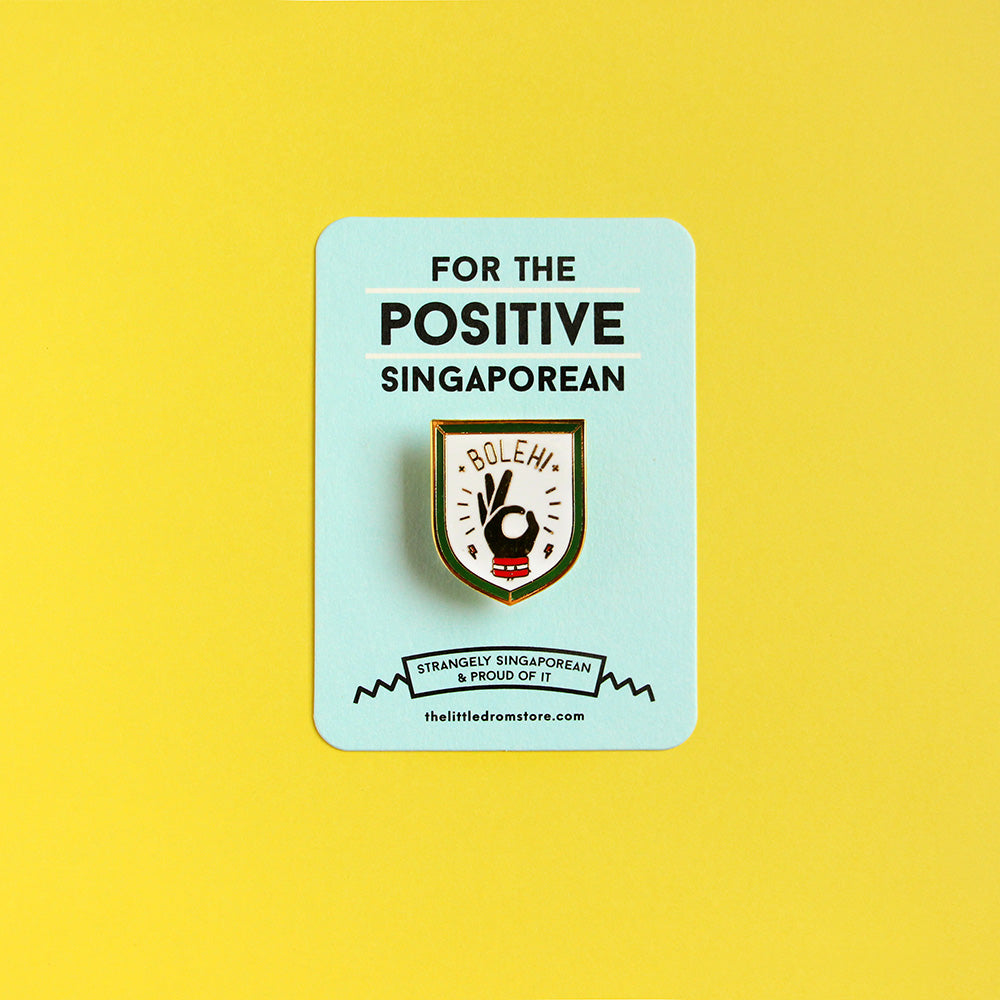 Strangely Singaporean Pin – Boleh