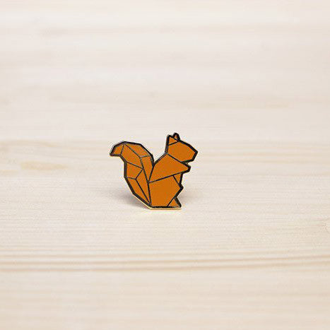Origami Pin – Squirrel