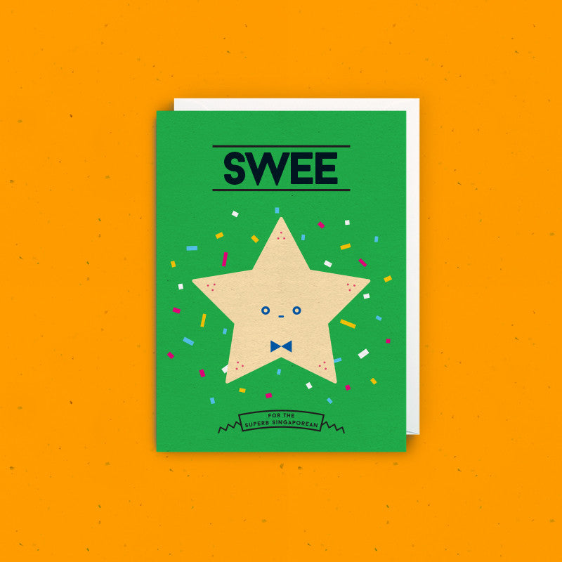 Strangely Singaporean Greeting Card – Swee