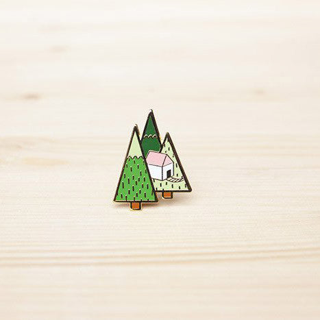 Origami Pin – Treehouse