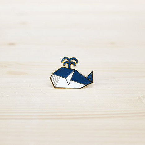 Origami Pin – Whale