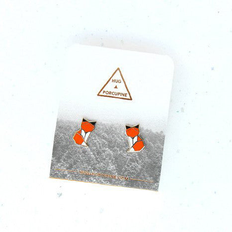 Origami Earring – Woodland Fox